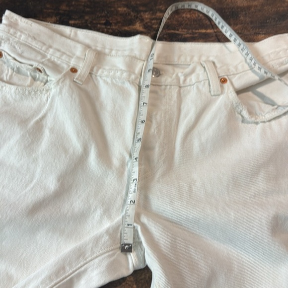 White 501 ct size 29 jeans distressed - Picture 14 of 16